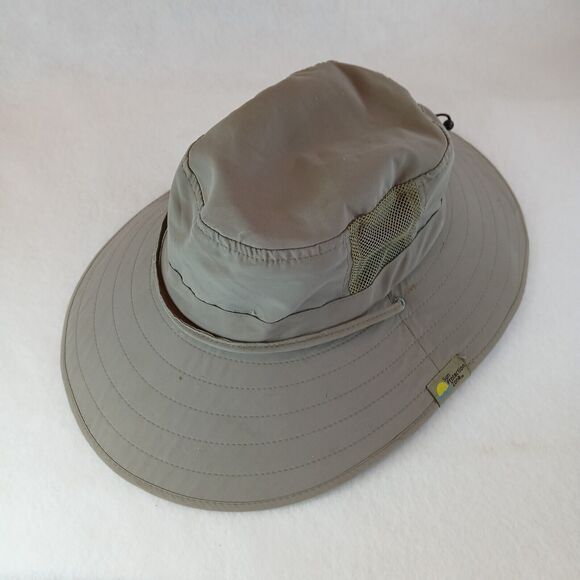 Sun Protection Zone Hat Fits All - Wide Brim - Beige EUC Gray Unisex - Picture 1 of 13